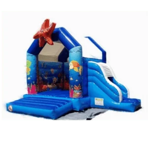 Mini bouncer met slide